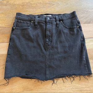 Madewell High Rise Stretch Denim Skirt